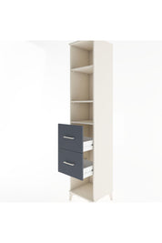 Hyperion Dolap 3 Raflı 2 Çekmeceli 44x44x221 Aytaşı-Antrasit