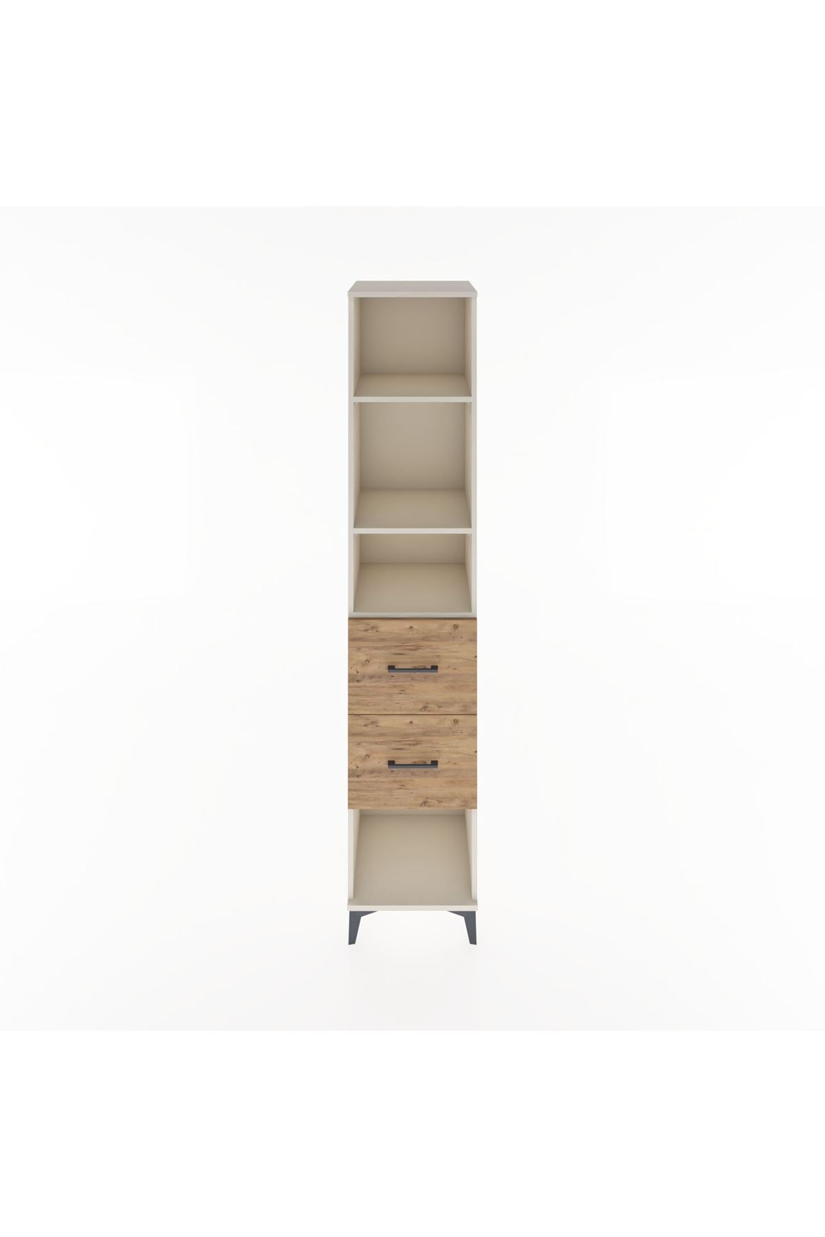 Hyperion Dolap 3 Raflı 2 Çekmeceli 44x44x221 Aytaşı-Çam