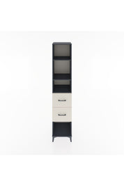 Hyperion Dolap 3 Raflı 2 Çekmeceli 44x44x221 Antrasit-Aytaşı