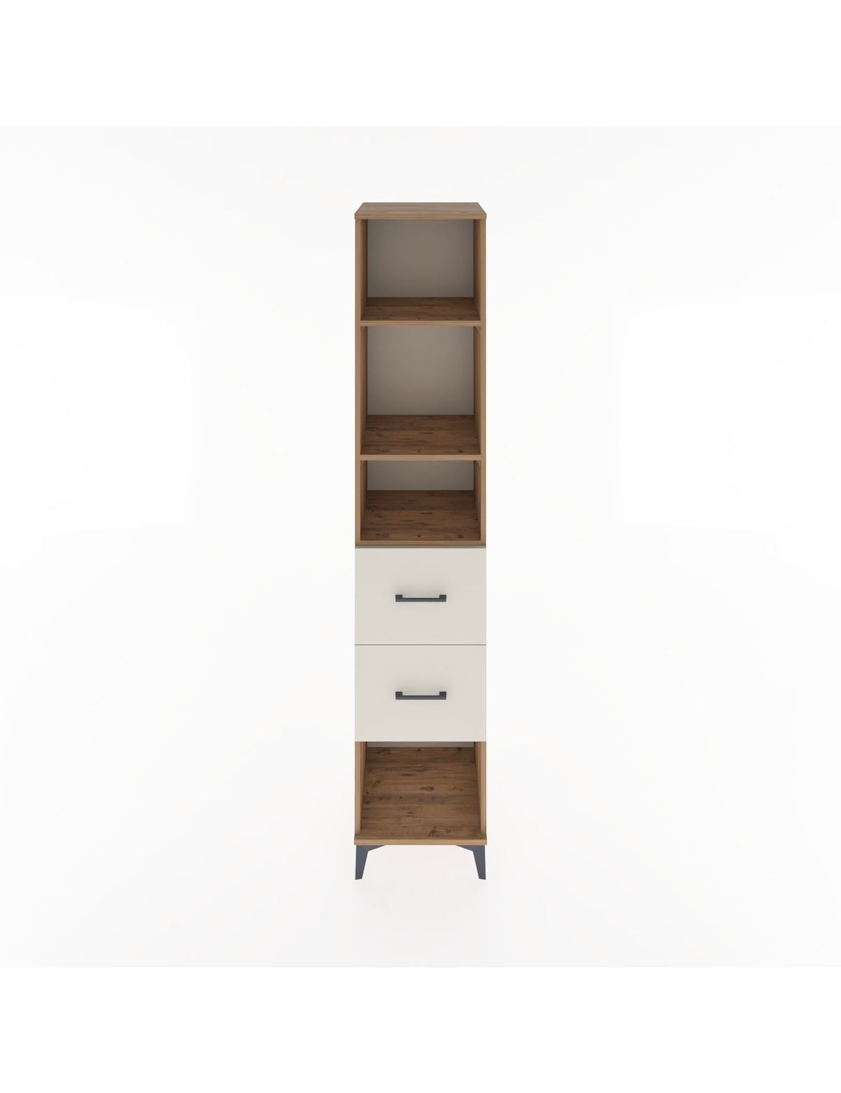 Hyperion Dolap 3 Raflı 2 Çekmeceli 44x44x221 Çam-Aytaşı