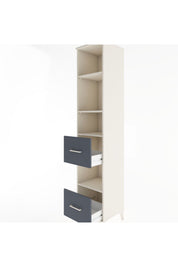Hyperion Dolap 4 Raflı 2 Çekmeceli 44x44x221 - S61M150V2B