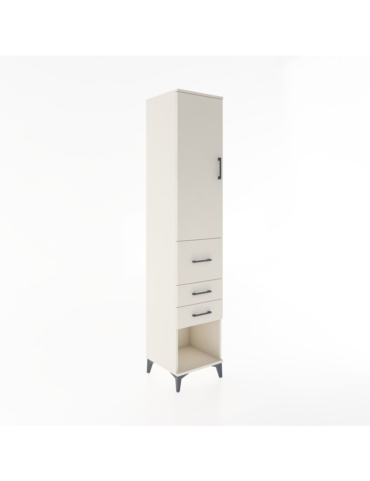 Hyperion Dolap 2 Raflı 3 Çekmeceli Tek Askılı 44x44x221 Aytaşı-Aytaşı