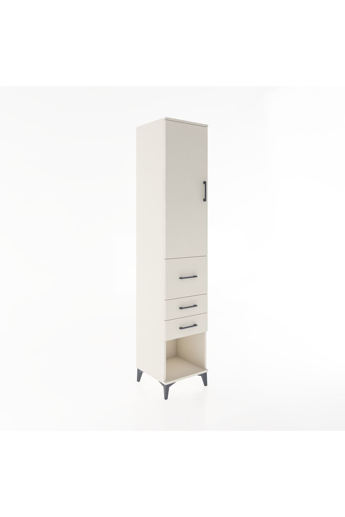 Hyperion Dolap 2 Raflı 3 Çekmeceli Tek Askılı 44x44x221 Aytaşı-Aytaşı