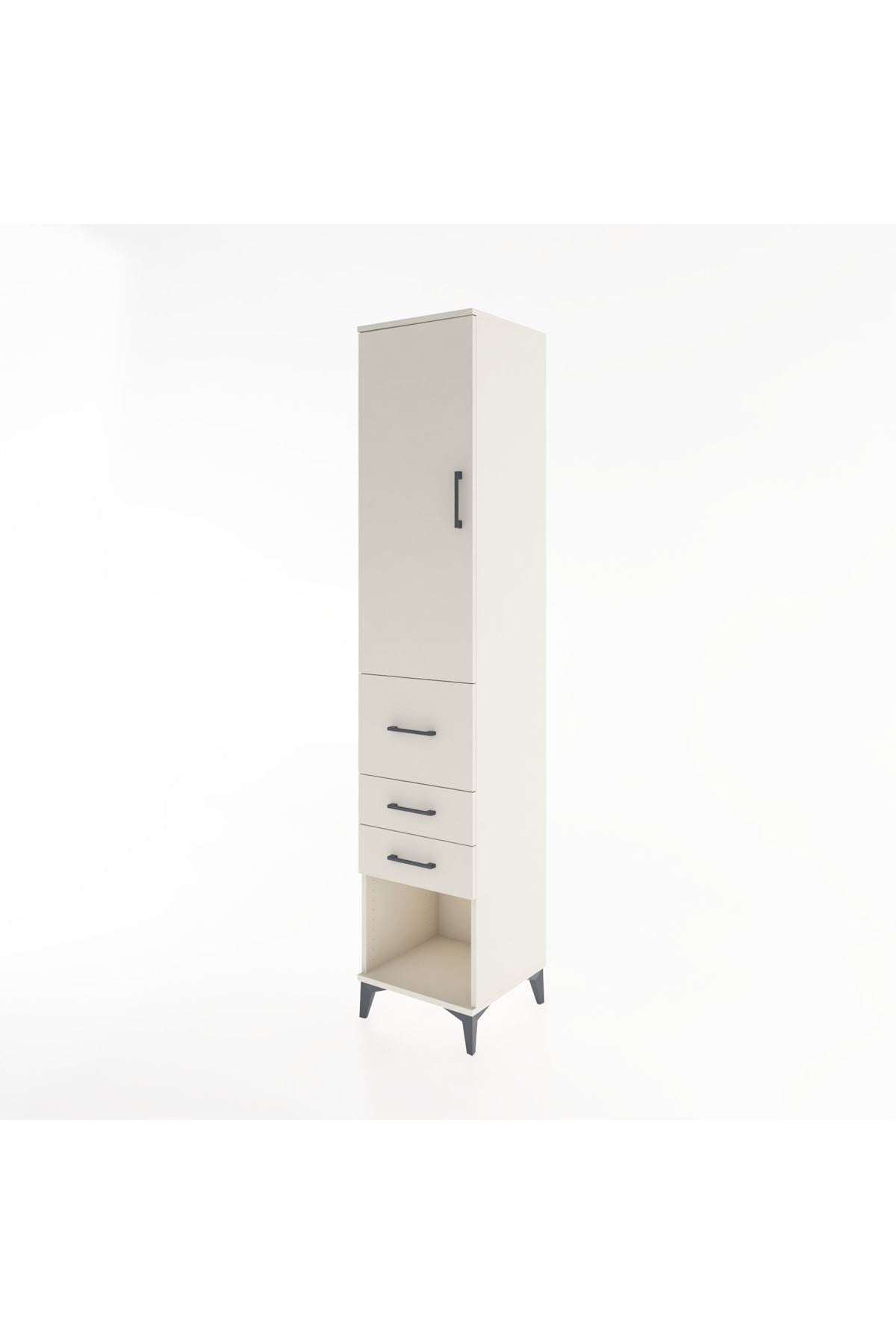 Hyperion Dolap 2 Raflı 3 Çekmeceli Tek Askılı 44x44x221 Aytaşı-Aytaşı