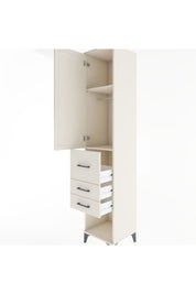 Hyperion Dolap 2 Raflı 3 Çekmeceli Tek Askılı 44x44x221 Aytaşı-Aytaşı