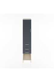 Hyperion Dolap 2 Raflı 3 Çekmeceli Tek Askılı 44x44x221 Aytaşı-Antrasit