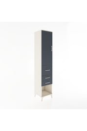 Hyperion Dolap 2 Raflı 3 Çekmeceli Tek Askılı 44x44x221 Aytaşı-Antrasit