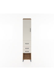 Hyperion Dolap 3 Raflı 3 Çekmeceli Tek Kapaklı 44x44x221 Çam-Aytaşı