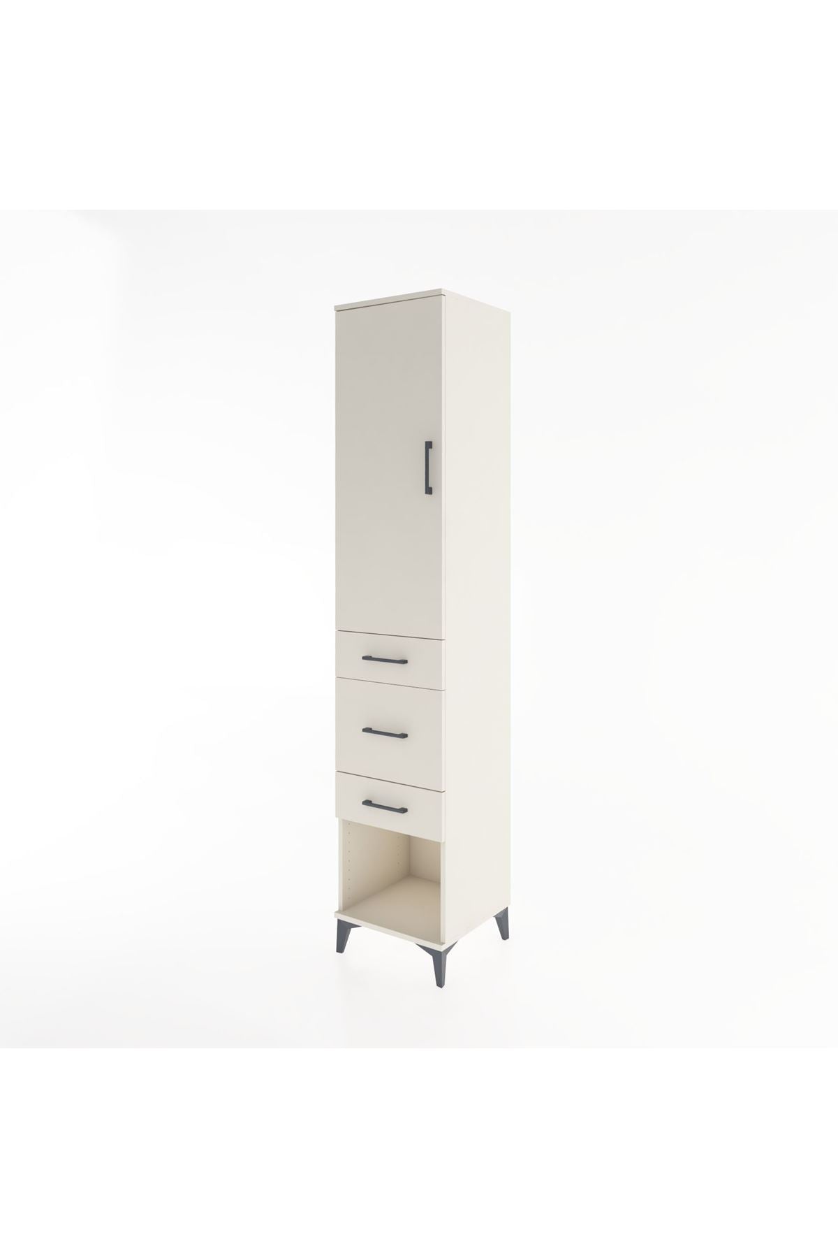 Hyperion Dolap 2 Raflı 3 Çekmeceli Tek Askılı 44x44x221 Aytaşı-Aytaşı