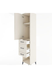 Hyperion Dolap 2 Raflı 3 Çekmeceli Tek Askılı 44x44x221 Aytaşı-Aytaşı