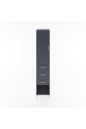 Hyperion Dolap 2 Raflı 3 Çekmeceli Tek Askılı 44x44x221 Antrasit-Antrasit