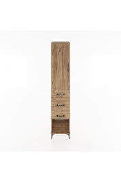 Hyperion Dolap 2 Raflı 3 Çekmeceli Tek Askılı 44x44x221 Çam-Çam