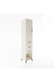 Hyperion Dolap 3 Raflı 3 Çekmeceli Tek Kapaklı 44x44x221 Aytaşı-Aytaşı