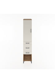 Hyperion Dolap 3 Raflı 3 Çekmeceli Tek Kapaklı 44x44x221 Çam-Aytaşı