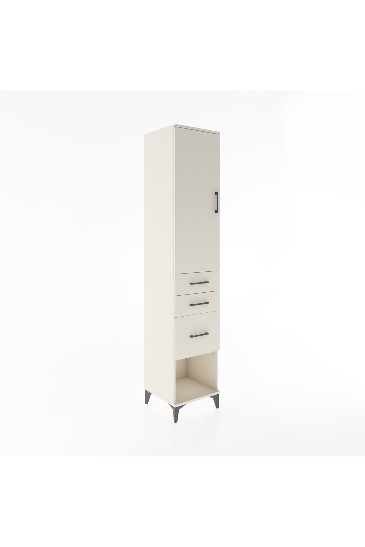 Hyperion Dolap 2 Raflı 3 Çekmeceli Tek Askılı 44x44x221 Aytaşı-Aytaşı