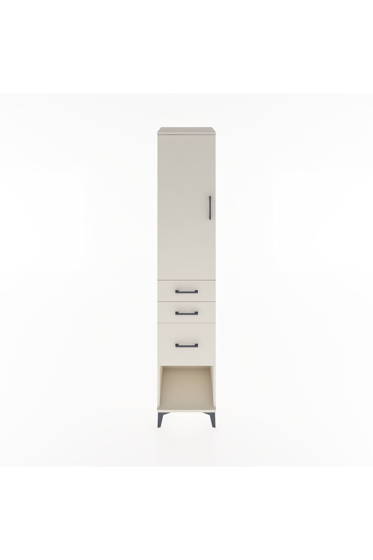 Hyperion Dolap 2 Raflı 3 Çekmeceli Tek Askılı 44x44x221 Aytaşı-Aytaşı