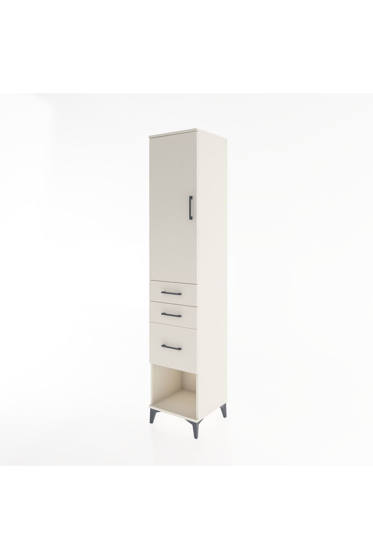 Hyperion Dolap 2 Raflı 3 Çekmeceli Tek Askılı 44x44x221 Aytaşı-Aytaşı