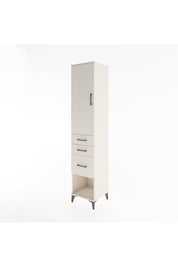 Hyperion Dolap 3 Raflı 3 Çekmeceli Tek Kapaklı 44x44x221 Aytaşı-Aytaşı