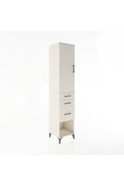Hyperion Dolap 3 Raflı 3 Çekmeceli Tek Kapaklı 44x44x221 Aytaşı-Aytaşı