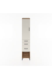 Hyperion Dolap 3 Raflı 3 Çekmeceli Tek Kapaklı 44x44x221 Çam-Aytaşı