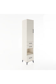 Hyperion Dolap 3 Raflı 3 Çekmeceli Tek Askılı 44x44x221 Aytaşı-Aytaşı