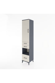 Hyperion Dolap 3 Raflı 3 Çekmeceli Tek Askılı 44x44x221 - S61M161V4B