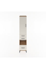 Hyperion Dolap 3 Raflı 3 Çekmeceli Tek Askılı 44x44x221 Çam-Aytaşı