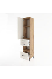 Hyperion Dolap 3 Raflı 3 Çekmeceli Tek Askılı 44x44x221 - S61M161V7B