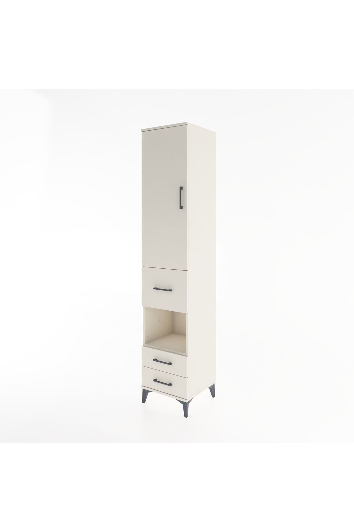 Hyperion Dolap 3 Raflı 3 Çekmeceli Tek Askılı 44x44x221 Aytaşı-Aytaşı