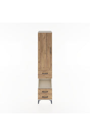 Hyperion Dolap 3 Raflı 3 Çekmeceli Tek Askılı 44x44x221 Aytaşı-Çam