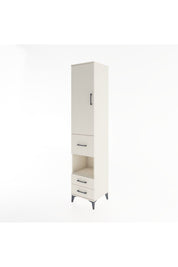 Hyperion Dolap 4 Raflı 3 Çekmeceli Tek Kapaklı 44x44x221 Aytaşı-Aytaşı