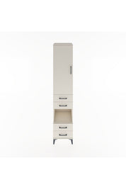 Hyperion Dolap 3 Raflı 4 Çekmeceli Tek Askılı 44x44x221 Aytaşı-Aytaşı