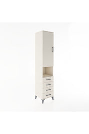 Hyperion Dolap 3 Raflı 4 Çekmeceli Tek Askılı 44x44x221 Aytaşı-Aytaşı