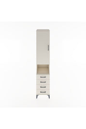 Hyperion Dolap 3 Raflı 4 Çekmeceli Tek Askılı 44x44x221 Aytaşı-Aytaşı