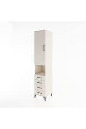 Hyperion Dolap 3 Raflı 4 Çekmeceli Tek Askılı 44x44x221 Aytaşı-Aytaşı