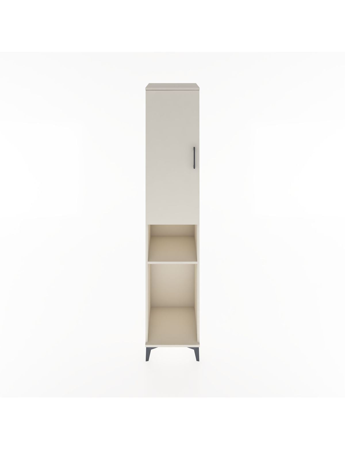 Hyperion Dolap 3 Raflı Tek Kapaklı Tek Askılı 44x44x221 Aytaşı-Aytaşı