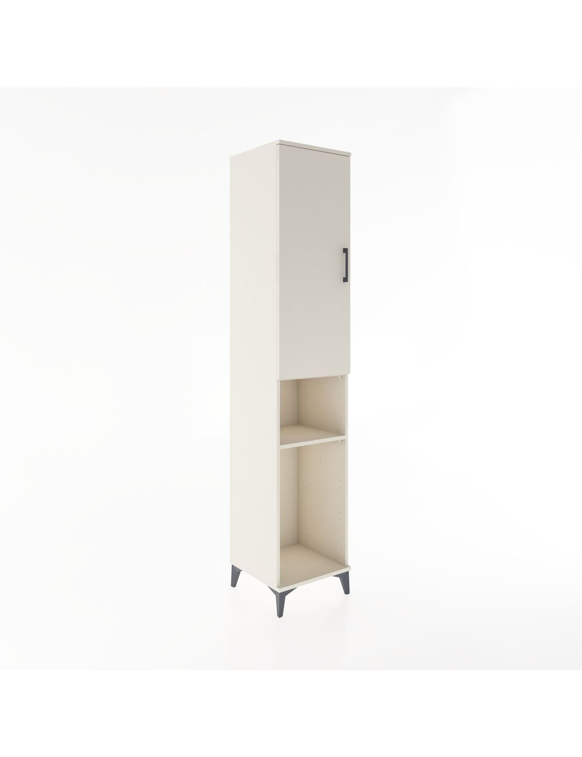 Hyperion Dolap 3 Raflı Tek Kapaklı Tek Askılı 44x44x221 Aytaşı-Aytaşı