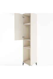 Hyperion Dolap 3 Raflı Tek Kapaklı Tek Askılı 44x44x221 Aytaşı-Aytaşı