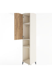 Hyperion Dolap 3 Raflı Tek Kapaklı Tek Askılı 44x44x221 Aytaşı-Çam