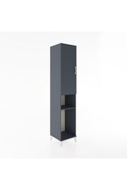 Hyperion Dolap 3 Raflı Tek Kapaklı Tek Askılı 44x44x221 Antrasit-Antrasit