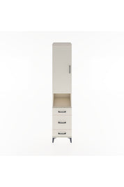 Hyperion Dolap 4 Raflı 3 Çekmeceli Tek Kapaklı 44x44x221 Aytaşı-Aytaşı