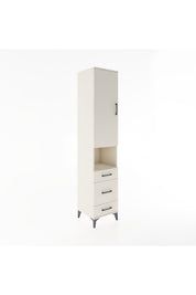 Hyperion Dolap 4 Raflı 3 Çekmeceli Tek Kapaklı 44x44x221 Aytaşı-Aytaşı