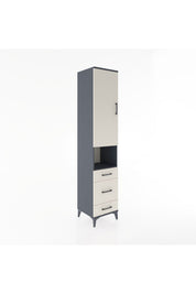 Hyperion Dolap 4 Raflı 3 Çekmeceli Tek Kapaklı 44x44x221 - S61M172V4B
