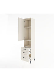 Hyperion Dolap 3 Raflı 3 Çekmeceli Tek Askılı 44x44x221 Aytaşı-Aytaşı