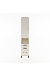 Hyperion Dolap 4 Raflı 3 Çekmeceli Tek Kapaklı 44x44x221 Aytaşı-Aytaşı