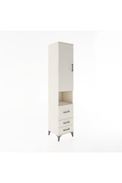 Hyperion Dolap 3 Raflı 3 Çekmeceli Tek Askılı 44x44x221 Aytaşı-Aytaşı