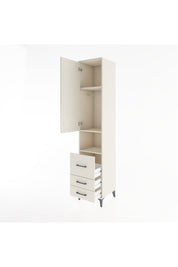 Hyperion Dolap 3 Raflı 3 Çekmeceli Tek Askılı 44x44x221 Aytaşı-Aytaşı