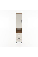 Hyperion Dolap 3 Raflı 3 Çekmeceli Tek Askılı 44x44x221