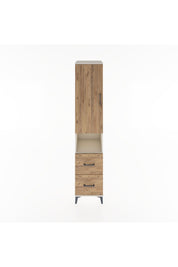 Hyperion Dolap 3 Raflı 2 Çekmeceli Tek Askılı 44x44x221 Aytaşı-Çam