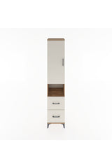 Hyperion Dolap 4 Raflı 2 Çekmeceli Tek Kapaklı 44x44x221